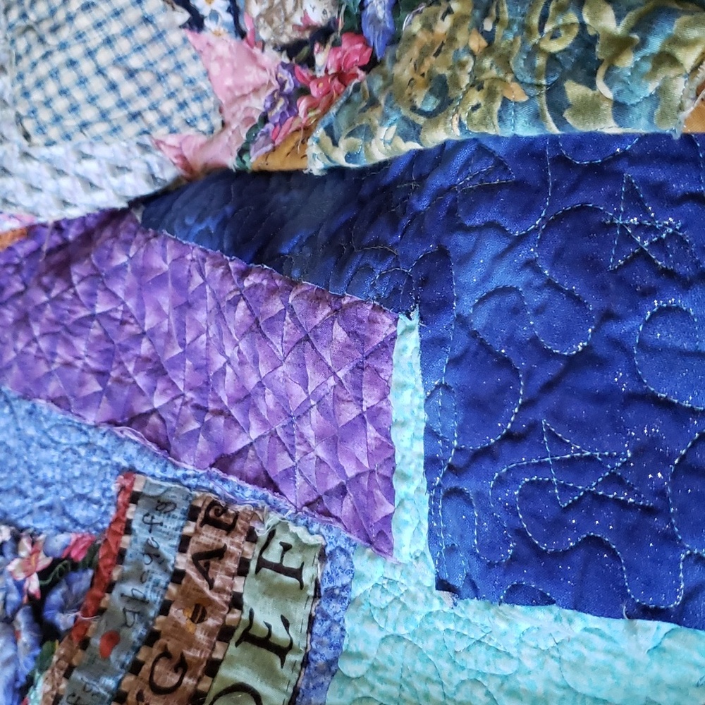 Handcrafted Quilted Patchwork "Rag" Short Jacket … - image 1